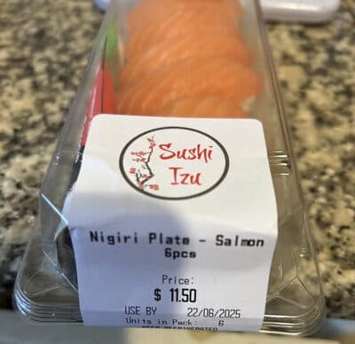 Nigiri aburi salmon 230g pack