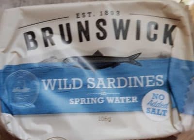 WILD SARDINES in SPRING WATER