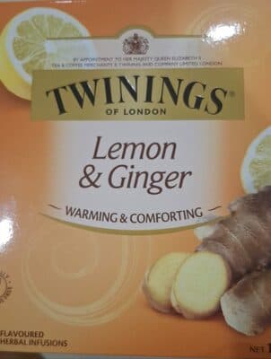 Twinings Tea Bags Lemon & Ginger 80 pack