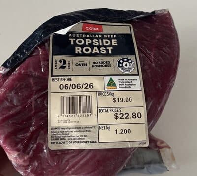 Australian Beef Topside Roast