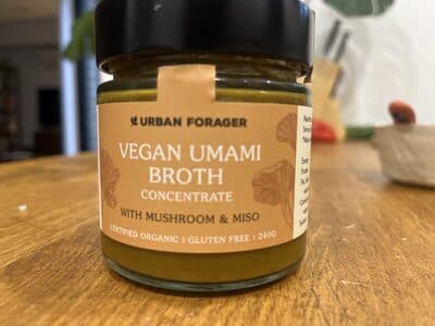 Vegan umami broth - mushroom and miso
