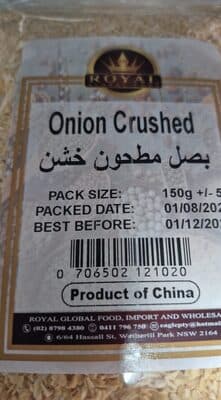 onion crushed