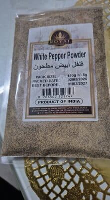 white and black paper powder