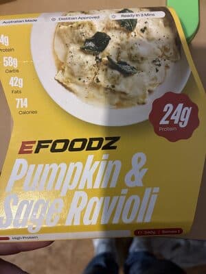 Pumpkin And Sage Ravioli