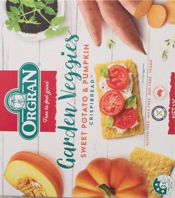 Garden Veggies Sweet Potato & Pumpkin Crispibread