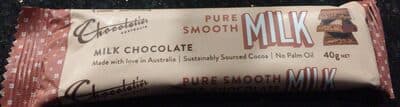 Pure smooth milk chocolate bar