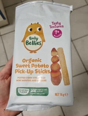 Organic sweet potato pick-up sticks