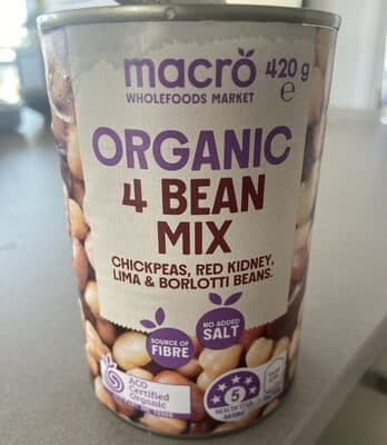 Organic 4 bean mix